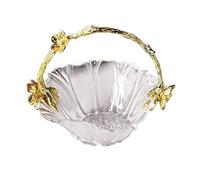 KRXSOBNV, Panier à fruits en verre avec poignée de transport for comptoirs de cuisine, bol à fruits décoratif, décoration de table, applicable à la décoration de ferme,Bol à fruits