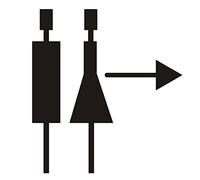 KRXSOBNV, Panneau de toilettes for hommes et femmes avec flèche, panneau directionnel for salle bain, montage facile, for bureaux, restaurants, hôtels, supermarchés ，Signalisation pour toilettes(A)