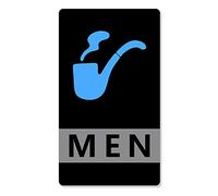 KRXSOBNV, Panneaux de toilettes for hommes et femmes, icônes 3D en relief, décoration panneau, acrylique, for bureaux, entreprises restaurants ，Signalisation pour toilettes(B)