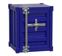 KRXSOBNV, Petite Table Basse Style Industriel Créatif Casier Chambre Table De Chevet en Métal Fer Forgé Meubles D'armoire Décoratifs, Rouge,Armoires de Rangement Vintage(Blue)