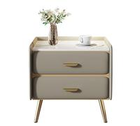 KRXSOBNV, Petite table de nuit pour chambre à coucher, table de chevet, table d'appoint de rangement pour chambre à coucher, salon, tables de chevet (B, 45 x 40 x 48 cm)
