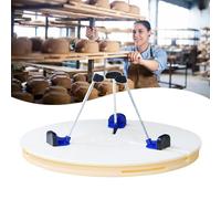 KRXSOBNV, Pince de Coupe Triangulaire, Roue, Parfaite for Les Amateurs de poterie, la Famille et l'école,Plateau tournant en céramique