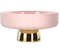 KRXSOBNV, Plateau de stockage de fruits secs en céramique, assiette de bonbons, décoration de bureau for Thanksgiving Noël/rose/plateau 16 x 8 cm,Bol à fruits(Roze_21*11Cm)