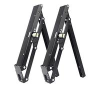 KRXSOBNV Séparer Le Support, 2 Supports de Tabouret pliants, charnières en Acier au Carbone for étagère à Chaussures ou Placard(Damping)