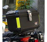 KRXSOBNV, Support de Coffre de Moto, boîte de Rangement à Verrouillage supérieur, boîte de Queue de Tour 45L 57L, boîte supérieure de Moto-Noir,Support de Coffre de Moto(57L)