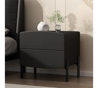 KRXSOBNV, Support de lit de chambre à coucher avec tiroirs, tables d'appoint modernes, mini commode avec rangement, commode for chambre à coucher, salon, minimaliste et pratique ,Tables de nuit(Black,