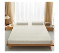 KRXSOBNV, Surmatelas en Latex Naturel, cocotier, Soutien à 7 Zones, respectueux de l'environnement, fermeté Douce,Matelas en Latex(White,90x200x5CM)