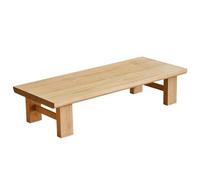 KRXSOBNV, Table basse en bois massif, pour salle à manger, salon - Meubles en bois, repose-pieds (couleur bois, 60,2 x 35,6 x 30,5 cm)