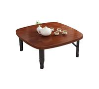 KRXSOBNV, Table basse pliante pour manger, table basse pour chambre à coucher, salon de thé, extérieur - Meubles de style authentique, repose-pieds (C, 60 x 60 x 35 cm)