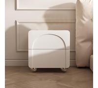 KRXSOBNV, Table d'appoint de lit de style ferme, table de chevet pour chambre à coucher, petites tables de nuit pour petits espaces, tables de nuit (blanc, 50 x 40 x 48 cm)