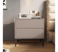 KRXSOBNV, Table d'appoint Moderne, Petites Tables de Nuit for Chambres à Coucher, Commode, Commode, tiroirs for Meubles de Rangement de Chambre à Coucher ,Tables de Nuit(Light Grey,40x40x48cm)