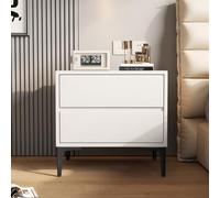 KRXSOBNV, Table d'appoint Moderne, Petites Tables de Nuit for Chambres à Coucher, Commode, Commode, tiroirs for Meubles de Rangement de Chambre à Coucher ,Tables de Nuit(White,50x40x48cm)