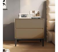 KRXSOBNV, Table d'appoint Moderne, Petites Tables de Nuit for Chambres à Coucher, Commode, Commode, tiroirs for Meubles de Rangement de Chambre à Coucher ,Tables de Nuit(Dark Brown,40x40x48cm)