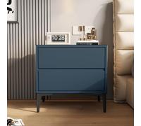 KRXSOBNV, Table d'appoint Moderne, Petites Tables de Nuit for Chambres à Coucher, Commode, Commode, tiroirs for Meubles de Rangement de Chambre à Coucher ,Tables de Nuit(Dark Blue,45x40x48cm)