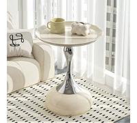 KRXSOBNV Table d'appoint, Table de Chevet Minimaliste sur Pied, Table à Cocktail et Boissons for Salon, Appartement, Chambre Coucher(Beige B)