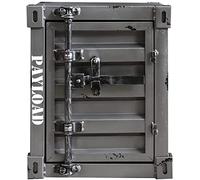 KRXSOBNV, Table de Chevet à 2 Niveaux avec Porte, Armoire de Chevet rétro Noire, Chambre à Coucher, Salon, Table d'appoint Organisateur de Rangement 40 x 38,Armoires de Rangement Vintage(Light Gray)