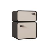 KRXSOBNV, Table de chevet - Petite table de chevet - Table de chevet - Organisateur de meubles - Mini commode pour vêtements, placard, dortoir, tables de chevet (noir, 35 x 40 x 50 cm)