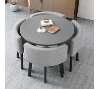 KRXSOBNV, Table de conférence Peu encombrante, Table Salle à Manger, Bureau, réunion, réception, négociation, 1, 4 chaises for Appartement Familial,Table de conférence(H)