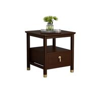KRXSOBNV, Tables d'appoint avec tiroirs, Petite Table de Chevet, Commode for Chambre à Coucher, Commode for la Maison, Le Bureau et Le dortoir Universitaire ,Tables de Nuit(Brown,40x40x50CM)