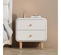 KRXSOBNV, Tables de chevet, table d'appoint, table de chevet, table d'appoint avec espace de rangement, tables d'appoint, chambre à coucher, commodes avec 2 tiroirs, armoire de rangement, table de
