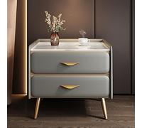 KRXSOBNV, Tables de Nuit, Commode à tiroirs for Chambre à Coucher, Mini Commode, Organisateur de Meubles de Chambre à Coucher, Table de Nuit for la Maison ,Tables de Nuit(Light Gray,50x40x52cm)