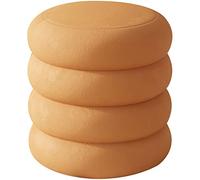 KRXSOBNV, Tabouret rembourré en Tissu avec Base pivotante- Parfait for la Chambre à Coucher, Le Salon, Le Jardin, Le Balcon, la Coiffeuse, Le Tabouret ou la décoration de Bureau,Tabourets(Orange