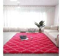 KRXSOBNV, Tapis antidérapant Moderne Doux à Poils Longs, décoratif, Lavable, Long en Peluche, for Chambre Coucher | Salle Manger Chambre Décor la Maison ，Tapis(Red Lantern,40 * 60)