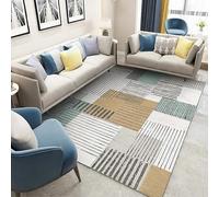 KRXSOBNV, Tapis Chic Abstrait de Décoration Maison Lavable Antidérapant Grand for Un Nettoyage Facile Conception Motif Géométrique for Salon ，Tapis(P 14,140 * 200)