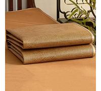 KRXSOBNV, Tapis De Couchage Literie D'été Double Face Respirant Dissipation Thermique Refroidissement Lisse avec Taie d'oreiller/F/120 * 195Cm,Matelas d'été(A,120 * 195Cm)