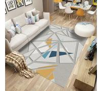 KRXSOBNV, Tapis de décoration for la Maison Salon décoratif Chambre Peinture à l'encre Multicolore Abstrait Style Minimaliste Luxe léger for Le ，Tapis(Y 13,200 * 300)