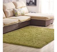 KRXSOBNV, Tapis de Salon à Poils Longs Moelleux Luxe, Dense, ne perd Pas Ses, Doux au Toucher, Chic, Traditionnel, idéal for Le, la Chambre Coucher ，Tapis(Grass Green,140x200)