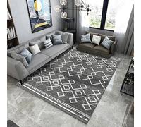 KRXSOBNV, Tapis de Sol Ultra Doux for Salon, Style Minimaliste Luxe léger et décoratif avec Support antidérapant Durable for la décoration Maison du ，Tapis(P 02,50 * 80)