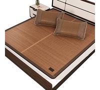 KRXSOBNV, Tapis de Sommeil d'été, Tapis de climatisation en Bambou Durable, Pliable, Facile à Ranger, for Les dômes des dortoirs Scolaires,Matelas d'été(B,2x2.2m)
