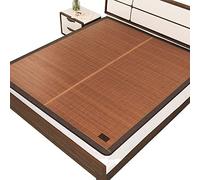 KRXSOBNV, Tapis de Sommeil d'été, Tapis de climatisation en Bambou Durable, Pliable, Facile à Ranger, for Les dômes des dortoirs Scolaires,Matelas d'été(C,1.8x2.2m)