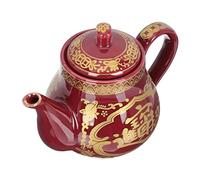 KRXSOBNV, Théière en céramique théière Vintage théière en métal expresso Pot poêle théière en céramique Pot à huile sifflement rétro service à thé en céramique,Bouilloires à thé