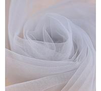 KRXSOBNV, Tissu décoratif élégant Transparent en Organza for Chaise de Mariage,Église Eugen.(Light Gray)