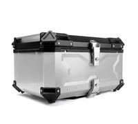 KRXSOBNV, Top Case de Moto 36/45/55/65/80/100L, Coffre de Moto en Aluminium, Coffre supérieur arrière, for Ranger Casque et Bagages, Double clé Contre Le vol,Support de Coffre de Moto