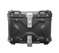 KRXSOBNV, Top Case de Moto, Coffre de Queue de Moto en Aluminium, Rangement de Visite avec Plaque de Base de Support for Bagages de Casque, Coffre supérieur de Moto, Coffre de Moto,Support de Coffre