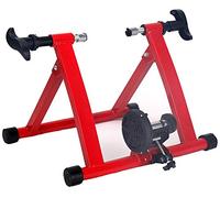KRXSOBNV, Vélos d'appartement, Pliables, Chargeable jusqu'à 150 kg, en Acier, avec Support de Roue Avant,Support d'entraînement pour vélo(25 to 28’’ Wireless)