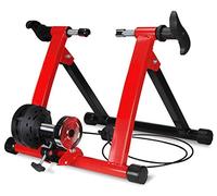KRXSOBNV, Vélos d'appartement, Pliables, Chargeable jusqu'à 150 kg, en Acier, avec Support de Roue Avant,Support d'entraînement pour vélo(27.5 to 29’’ Wired)