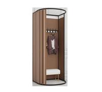 KRXSOBNV, Vestiaire Amovible en métal, Cabine d'essayage détachée avec Rideau d'ombrage, Magasin de vêtements, Dressing ，Cabine d'essayage(B,37.4in)