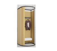 KRXSOBNV, Vestiaire Amovible en métal, Cabine d'essayage détachée avec Rideau d'ombrage, Magasin de vêtements, Dressing ，Cabine d'essayage(J,39.3)