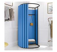 KRXSOBNV, Vestiaire, Armoire de Salle d'essayage de Magasin de vêtements, Tente d'intimité sur Pied, for centres commerciaux, magasins de vêtements ,Cabine d'essayage(Blue,100x95x200cm)