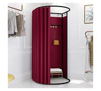 KRXSOBNV, Vestiaire, Armoire de Salle d'essayage de Magasin de vêtements, Tente d'intimité sur Pied, for centres commerciaux, magasins de vêtements ，Cabine d'essayage(Red,100x95x200cm)