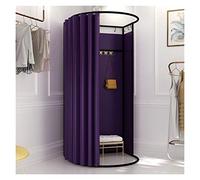 KRXSOBNV, Vestiaire, Armoire de Salle d'essayage de Magasin de vêtements, Tente d'intimité sur Pied, for centres commerciaux, magasins de vêtements ,Cabine d'essayage(Purple,100x95x200cm)