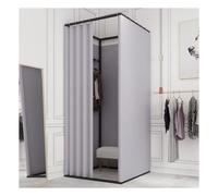 KRXSOBNV, Vestiaire autoportant, magasin de vêtements de cabine d'essayage, cloison d'écran de confidentialité à crochet en métal for salle d'essayage mobile debout for magasin de vêtements ,Cabine d'