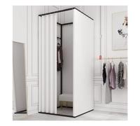 KRXSOBNV, Vestiaire autoportant, magasin de vêtements de cabine d'essayage, cloison d'écran de confidentialité à crochet en métal for salle d'essayage mobile debout for magasin de vêtements ,Cabine d'