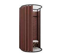 KRXSOBNV, Vestiaire, avec Un Grand Espace, Tente d'intimité, Magasin de vêtements, Cabine d'essayage, Dressing Portable, for marché de Nuit en Plein air ,Cabine d'essayage(Brown,80x85x200cm)