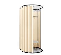 KRXSOBNV, Vestiaire, avec Un Grand Espace, Tente d'intimité, Magasin de vêtements, Cabine d'essayage, Dressing Portable, for marché de Nuit en Plein air ,Cabine d'essayage(Beige,95x100x200cm)