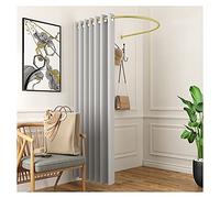 KRXSOBNV, Vestiaire, Magasin de vêtements, Salle d'essayage, Tente d'intimité, vestiaire Portable, présentoir à Tige en Forme de U ,Cabine d'essayage(Grey,100x100cm)